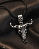 Stier 36 A mit Schlangenkette - Silber