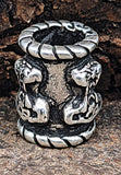 Bartperle Thorshammer 6mm - Silber