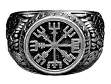 Ring Wikingerkompass, Gr. 52-75 (edwk) - Edelstahl