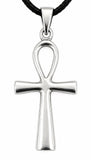 Ankh 32 A mit Schlangenkette - Silber