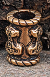 Bartperle Thorshammer 6 mm - Bronze