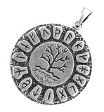 Lebensbaum 168 mit Korbkette - Silber