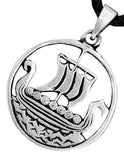 Anhänger 134 Wikinger-Schiff - Zinn
