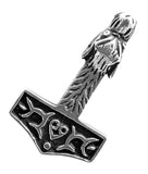 Thorshammer 225 mit Königskette - Silber