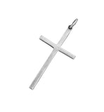Kreuz 21 mit Schlangenkette - Silber