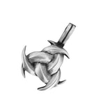 Anhänger 79 Odins Horn - Zinn