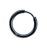 Klappcreole schwarz 16mm - Edelstahl kcschw05