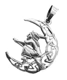 Anhänger 464 Hexe - Silber