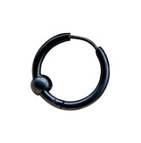 Klappcreole schwarz 16 x 2,5 mm - Edelstahl kcschw14