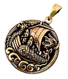 Anhänger 153 Wikinger-Schiff - Bronze