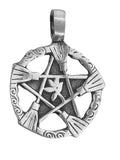 Anhänger 68 Pentagramm - Zinn