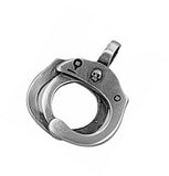 Anhänger 77 Handschellen - Zinn