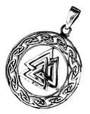 Wotansknoten 217 mit Schlangenkette - Silber