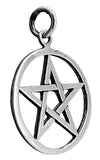 Anhänger 49 Pentagramm - Silber