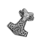 Thorshammer 391 mit Königskette - Silber