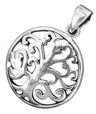 Lebensbaum 87 mit Schlangenkette - Silber
