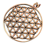 Anhänger 86 Blume des Lebens - Bronze