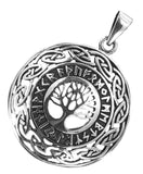 Lebensbaum 324 mit Korbkette - Silber