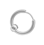 Klappcreole silberne 14 x 2,5 mm - Edelstahl kcsi13