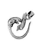 Alien 178 mit Schlangenkette - Silber