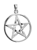 Pentagramm 229 mit Schlangenkette - Silber