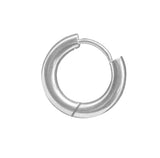 Klappcreole silbern 10mm- Edelstahl kcsi07