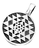Anhänger 121 Sri Yantra - Zinn