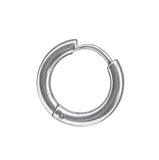 Klappcreole silbern 10mm - Edelstahl kcsi02