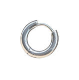 Klappcreole silbern 8mm - Edelstahl KCSI-01