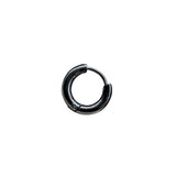 Klappcreole schwarz 8mm - Edelstahl kcschw01