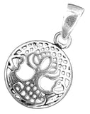 Lebensbaum 97 mit Schlangenkette - Silber