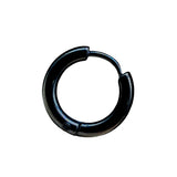 Klappcreole schwarz 10mm - Edelstahl kcschw02