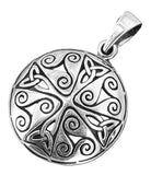 Triskele 25 mit Korbkette - Silber