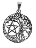 Lebensbaum 212 mit Schlangenkette - Silber