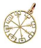 Anhänger 122 A Wikinger Kompass - Bronze
