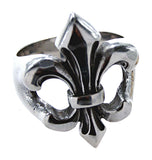 Ring Fleur-de-Lis, Gr. 55-70 (edfl) - Edelstahl