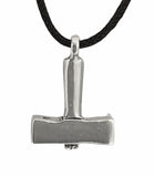 Thorshammer 226 mit Schlangenkette - Silber