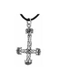 Kreuz 64 mit Schlangenkette - Silber