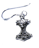 Ohrring 05 Thorshammer - Silber