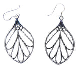 Ohrring 09 Blatt - Silber