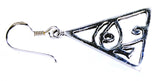 Ohrring 15 Auge des Horus - Silber