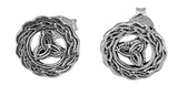 Ohrstecker 56 Keltenknoten - Silber