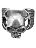 Ring Totenkopf, Gr. 54-74 (tk12) - Silber