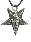 Pentagramm 55 mit Korbkette - Silber