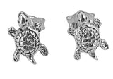 Ohrstecker 54 Schildkröte - Silber