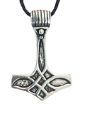 Thorshammer 73 mit Korbkette - Silber