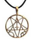 Anhänger 26 Pentagramm - Bronze