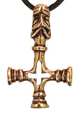 Anhänger 70 Wolfskreuz - Bronze