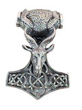 Kombi 346 Thorshammer mit Königskette - Silber