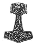 Thorshammer 53 mit Königskette - Edelstahl